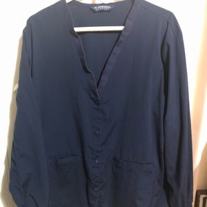 NU DIMENSION STRETCH UNIFORM. NAVY. large